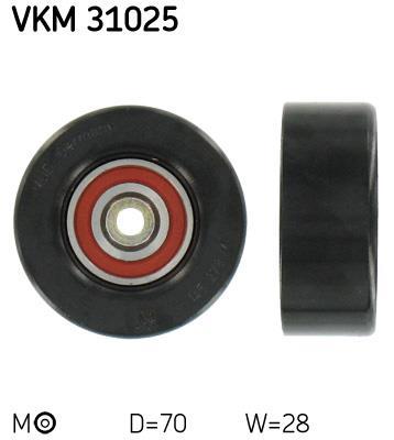Rolo tensor da correia trapezoidal estriada SKF ref. VKM 31025